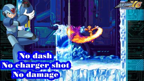 Mega Man X6 Tweaks Blizzard Wolfang Stage Challenge No Dash No