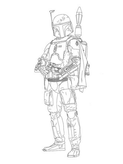 Star Wars Boba Fett 3 Coloring Page - Free Printable Coloring Pages for ...