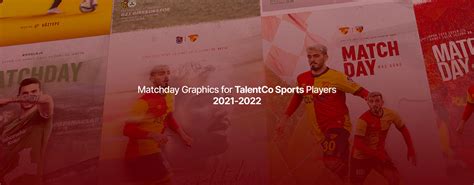 Matchday Graphics 2021 2022 On Behance