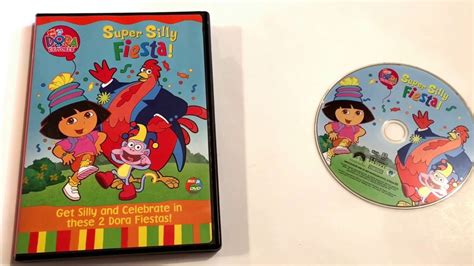 Dora The Explorer Super Silly Fiesta Nick Jr Animated Cartoon Dvd Movie Collection