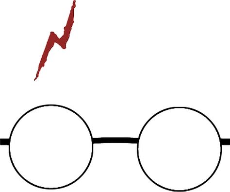 Clipart glasses harry potter, Clipart glasses harry potter Transparent ...