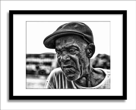 Street Photography Black & White Street Portrait African American Man ...