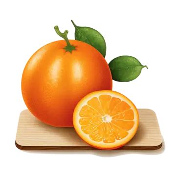 Im Genes Predise Adas Que Representan Una Naranja Sobre Madera Png