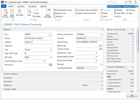 Connect A Customer With A Vendor In Microsoft Dynamics Nav Olof