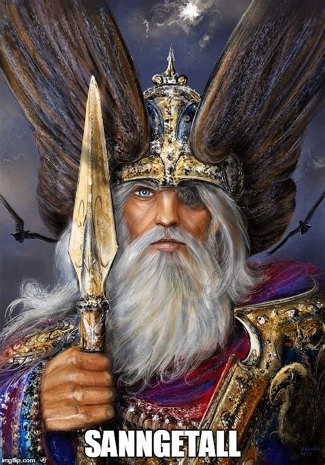 Custom Image Odin Norse Mythology Norse Mythology Pagan Gods