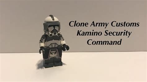 Clone Army Customs Review Kamino Security Commander Youtube