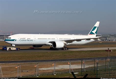 B KQW Cathay Pacific Boeing 777 367ER Photo By Spotterfreund ID