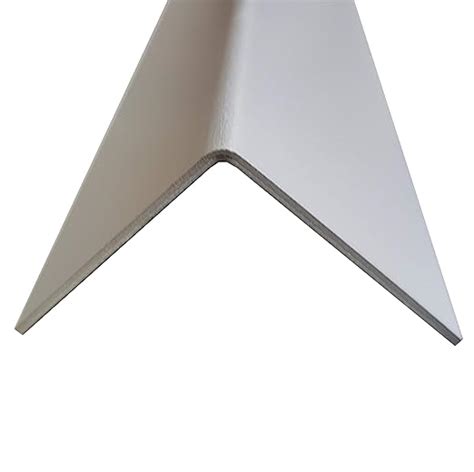 1 x Plaque d angle en aluminium anodisé inox 100 x 100 x 1000 mm 2 mm