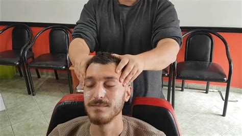 Asmr Turkish barber Head neck massage Abdullah Ceylantaş YouTube