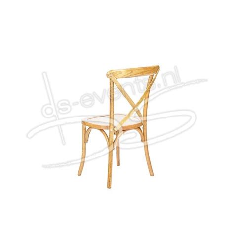 Crossback Chair Hout Inclusief Zitkussen Ds Events