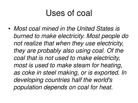 PPT - coal PowerPoint Presentation, free download - ID:9609583