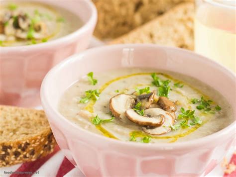 Cream of Beans & Mushrooms Soup - Food and Journeys®