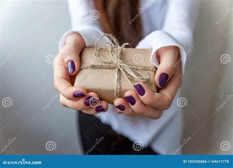 A Gift In The Hands Stock Photo Image Of Anniversary