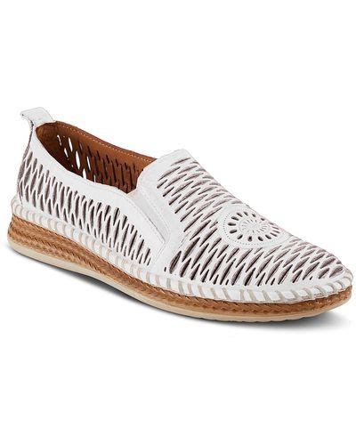 White Spring Step Flats and flat shoes for Women | Lyst