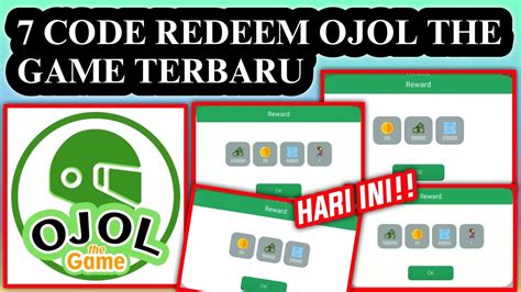 Update 7 Code Redeem Ojol The Game Hari Ini YouTube