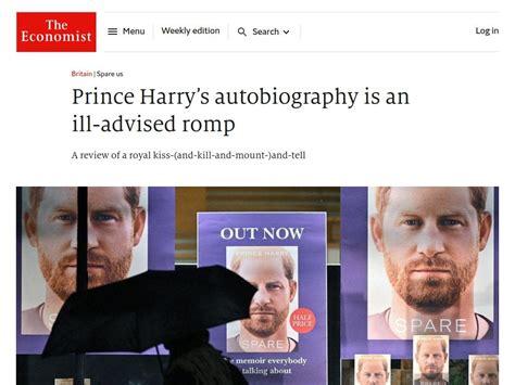 Prince Harry’s Autobiography Is An Ill Advised Romp The Economist R Saintmeghanmarkle