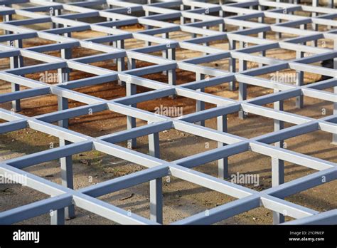 raised floor structure stock photo alamy