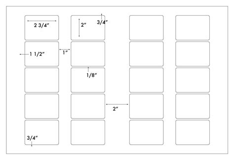 Steadfast Die Cut Label Template Sf6040d Steadfast Paper