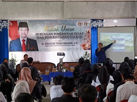 Kuliah Umum Di Politeknik Seruyan Teras Harap Mahasiswa Pahami