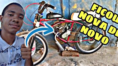 A BIKE MOTORIZADA FICOU PRONTA Ficou Quase Iqual A Minha Antiga YouTube