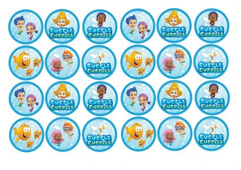 Bubble Guppies Cupcake Toppers X12 The Cake Mixer The Cake Mixer