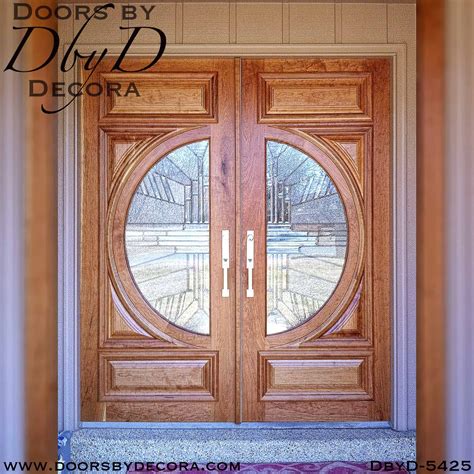 Custom Modern Leaded Glass Double Doors Wood Doors By Decora Free