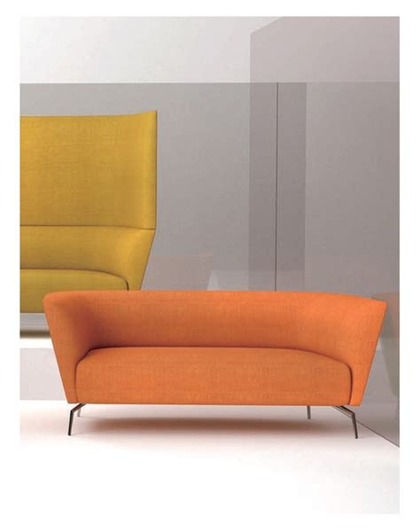 Kas Modular Double Seater Minimalist Low Back Sofa