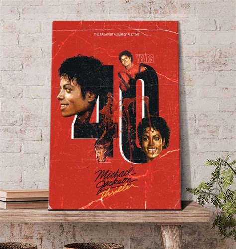 Michael Jackson Thriller 40 Poster Canvas - REVER LAVIE