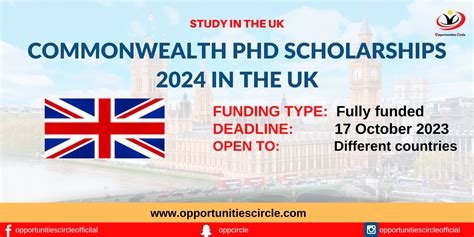 Commonwealth PhD Scholarships 2024 In The UK Fully Funded