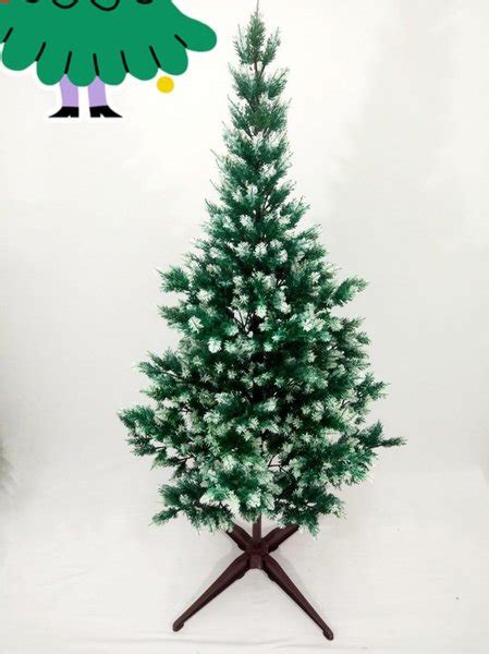 Jual Pohon Natal Ujung Putih Snow Pinus Christmas Hiasan Tinggi