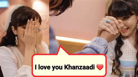 Social Media Par Kisne Khuleaam Khanzaadi Se Kaha I Love You 😱 Dekhiye Kya Hai Khanzadi Ka