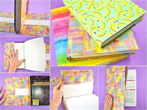 Comment Couvrir Un Livre Scolaire Avec Rabat Diy Original Diy