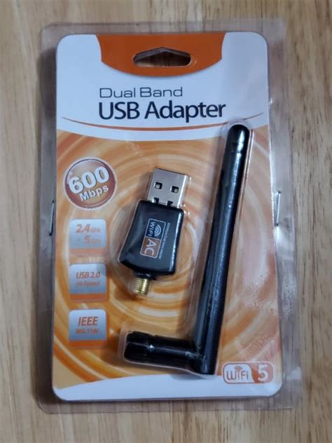 Dual Band Usb 600mbps Wifi Adapter 雙頻無線網咭 Wifi 手指 80211ac 電腦＆科技 電腦周邊及配件 Wifi及上網相關產品 Carousell