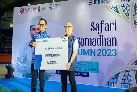 Kementerian Bumn Dan Taspen Gelar Safari Ramadhan Di Bogor