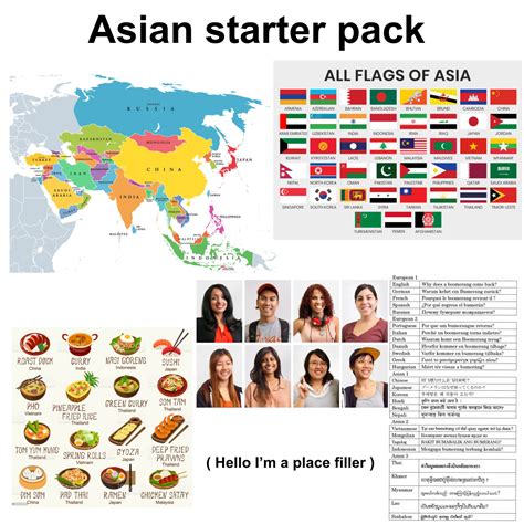 Asian Starter Pack Rstarterpacks Starter Packs Know Your Meme