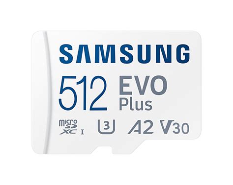 Карта памяти microSD Samsung EVO Plus 512 ГБ MB-MC512KA/RU | Samsung РОССИЯ