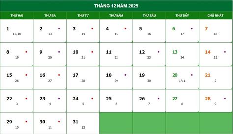 Lịch Dương Lịch âm 2025 Tổng Hợp Các Sự Kiện Ngày Lễ Năm 2025