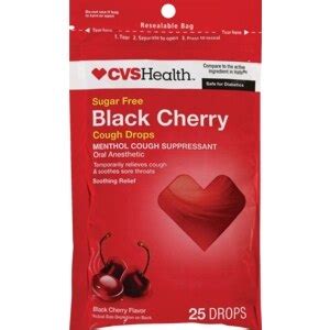 CVS Cough Drops Sugar Free Black Cherry - CVS.com