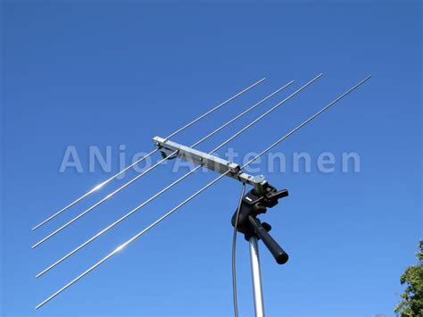 ANjo LP145435ST 145 MHz 435 MHz Duo Band Antenne Balkon Camping