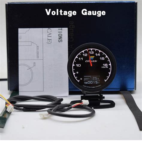 Greddy Multi D A Lcd Digital Display Meter Voltage Gauge Colours