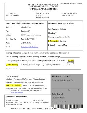 Fillable Online Kccllc Transcript Order Form Kccllc Net Fax Email