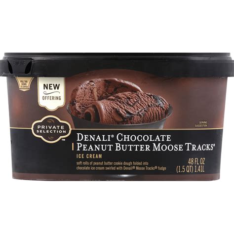 Private Selection Ice Cream Denali Chocolate Peanut Butter Moose