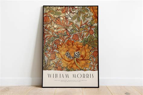 William Morris Poster Exhibition Poster William Morris Etsy