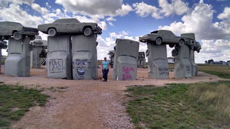 Carhenge, Nebraska - Luggage and Literature