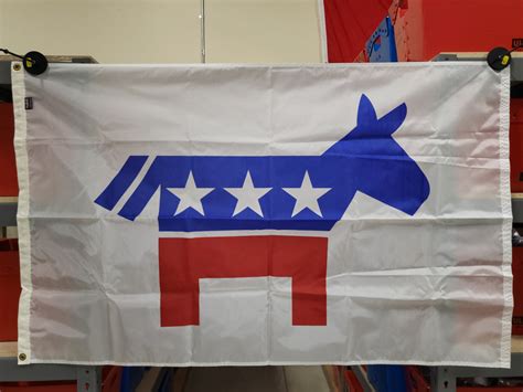 DEMOCRAT FLAG 3X5' OUTDOOR NYLON – Flags Unlimited