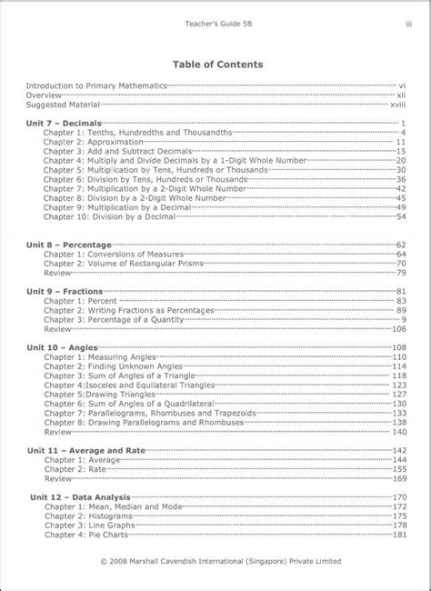 Primary Mathematics Teacher S Guide 5b Standards Edition Marshall Cavendish