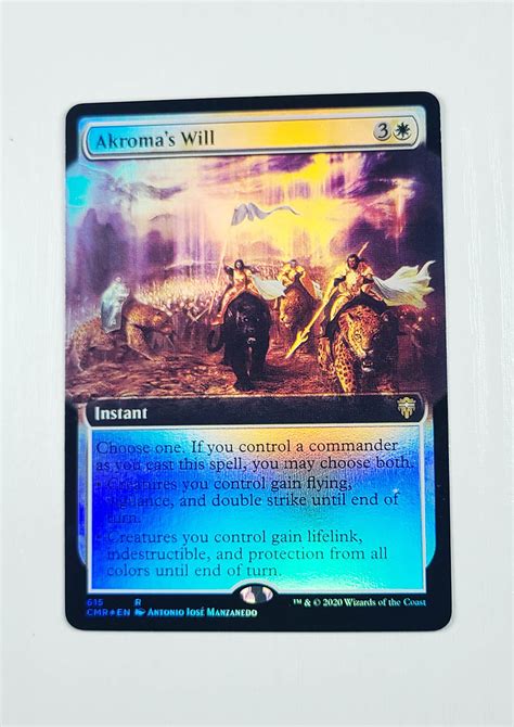 Akroma S Will Extend Foil From Commander Legends Cmr Mtg Proxy