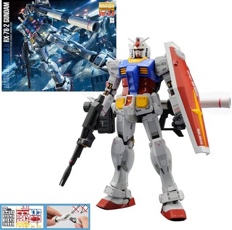 Bandai Hobby Mg Gundam Rx 78 2 Version 30 Action Figure Model Kit 1