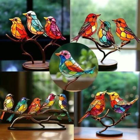 Stained Glass Birds Home Design Garden Architecture Blog Magazine