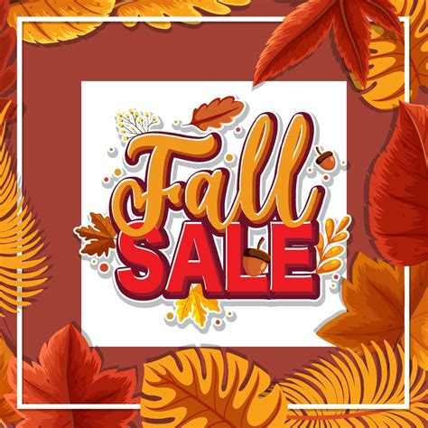 Fall sale banner template 3544423 Vector Art at Vecteezy